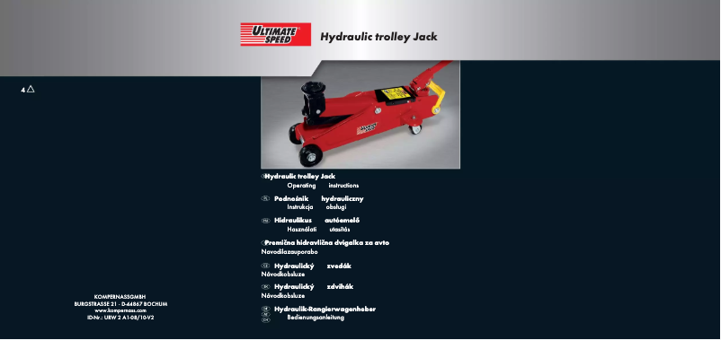 Page 1 de la notice Manuel utilisateur Ultimate Speed IAN 56628