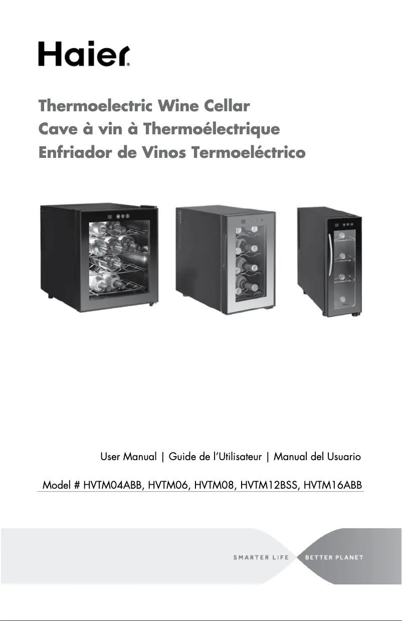 Page 1 de la notice Manuel utilisateur Haier HVTM06ABS