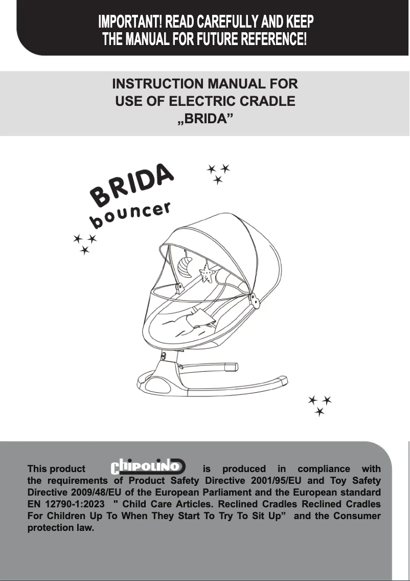Page n°1 - Manuel utilisateur Chipolino Brida