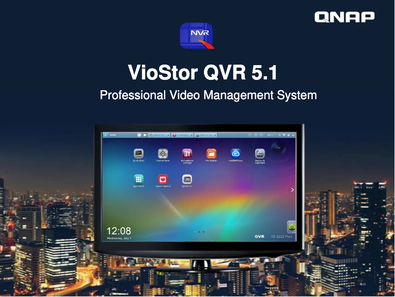 Page n°1 - Fiche technique QNAP VS-2204 PRO+