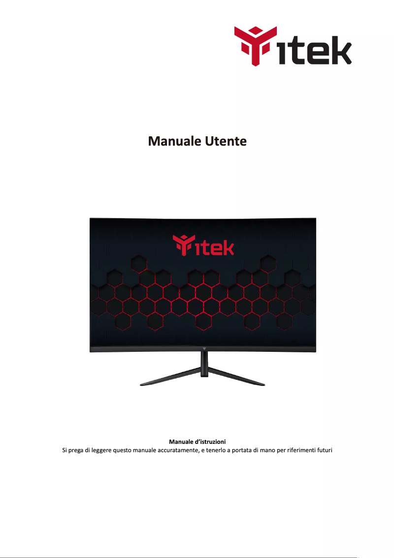 Page 1 de la notice Manuel utilisateur iTek ITMF24V161FHD