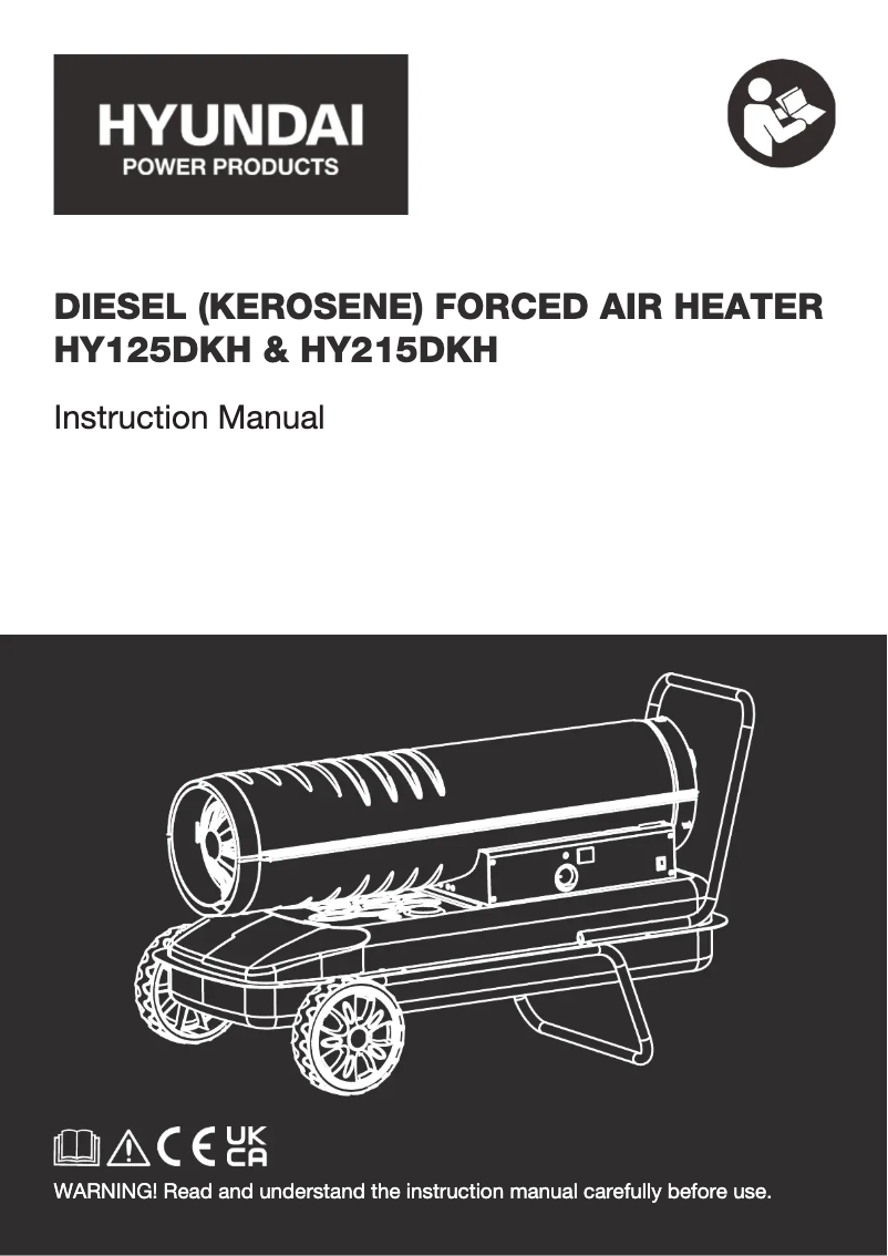 Page 1 de la notice Manuel utilisateur Hyundai HY125DKH