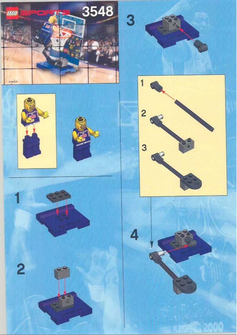 Page n°1 - Manuel utilisateur Lego Sports 3548