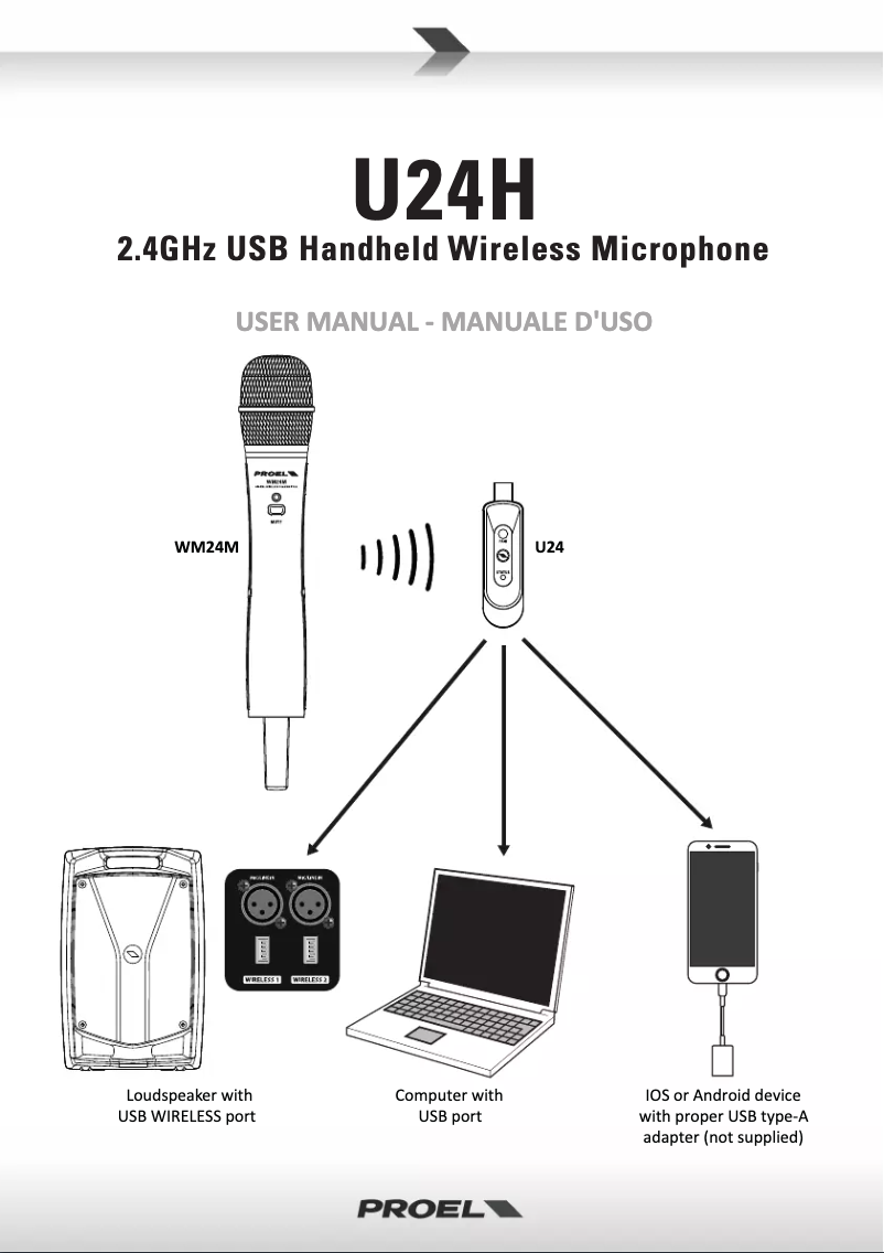 Image de la première page du manuel de l'appareil U24H