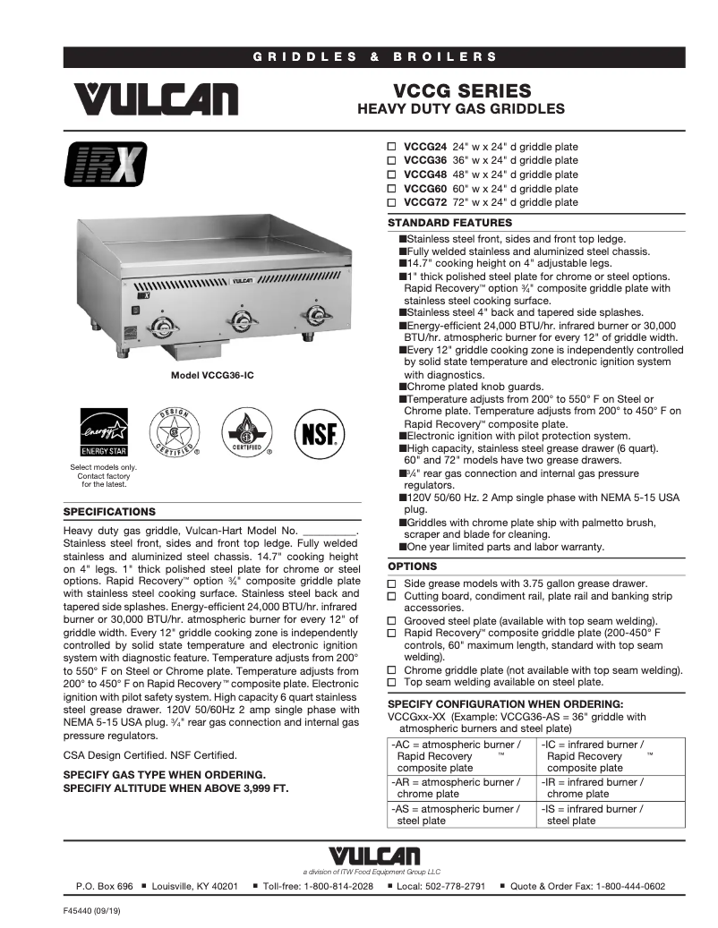 Image de la première page du manuel de l'appareil VCCG60