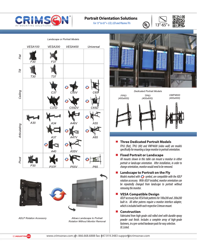 Page n°1 - Fiche technique Crimson TP63A
