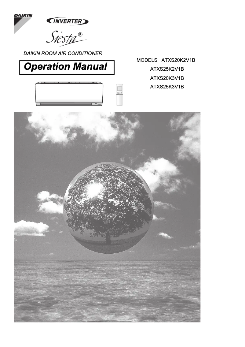 Imagen de la primera página del manual del dispositivo Inverter ATXS20K2V1B