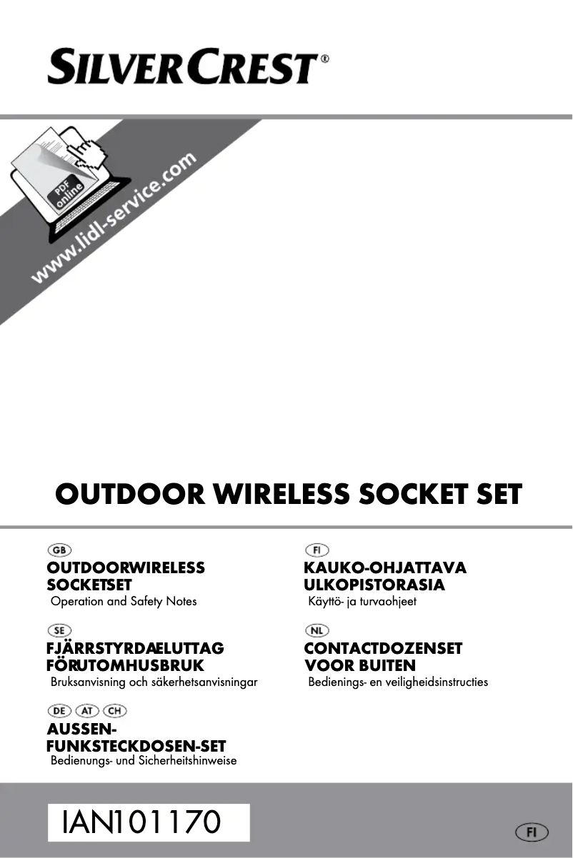Page 1 de la notice Manuel utilisateur SilverCrest IAN 60494