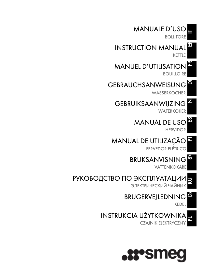 Page 1 de la notice Manuel utilisateur Smeg KLF01
