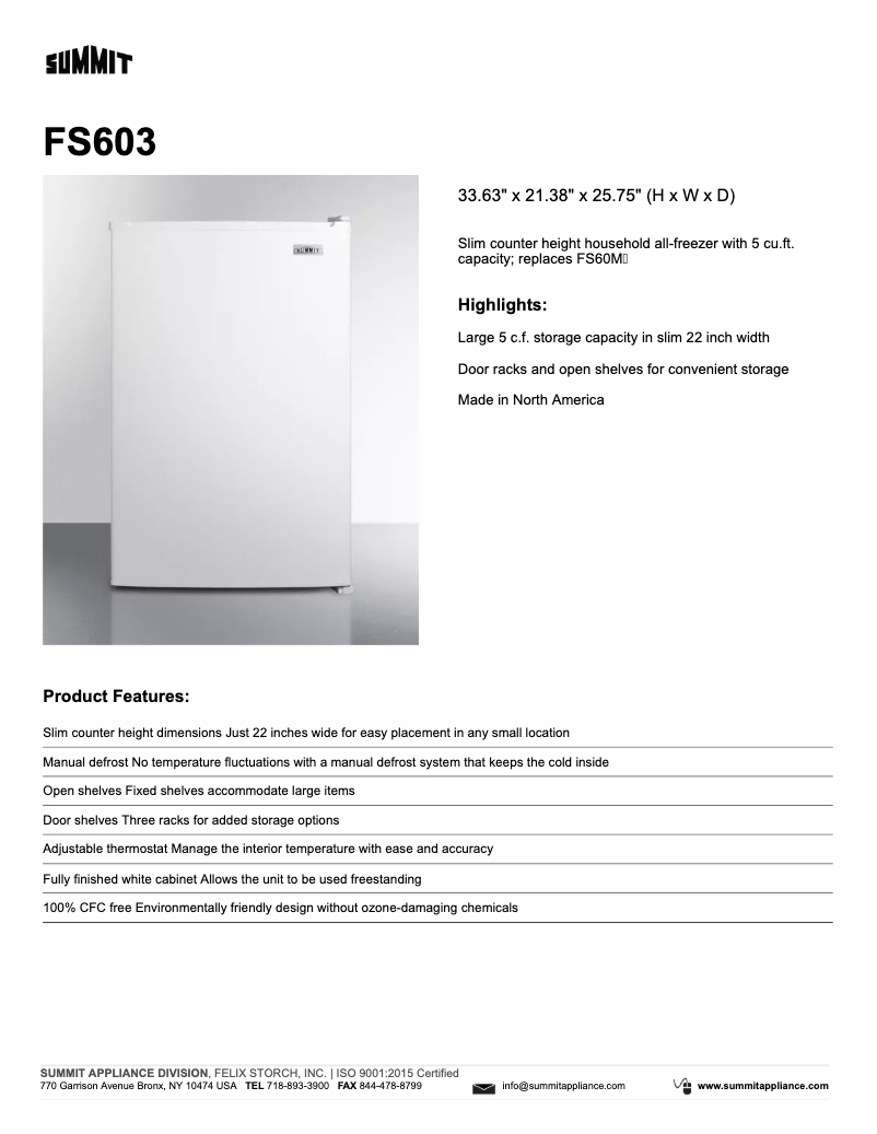 Image de la première page du manuel de l'appareil FS603
