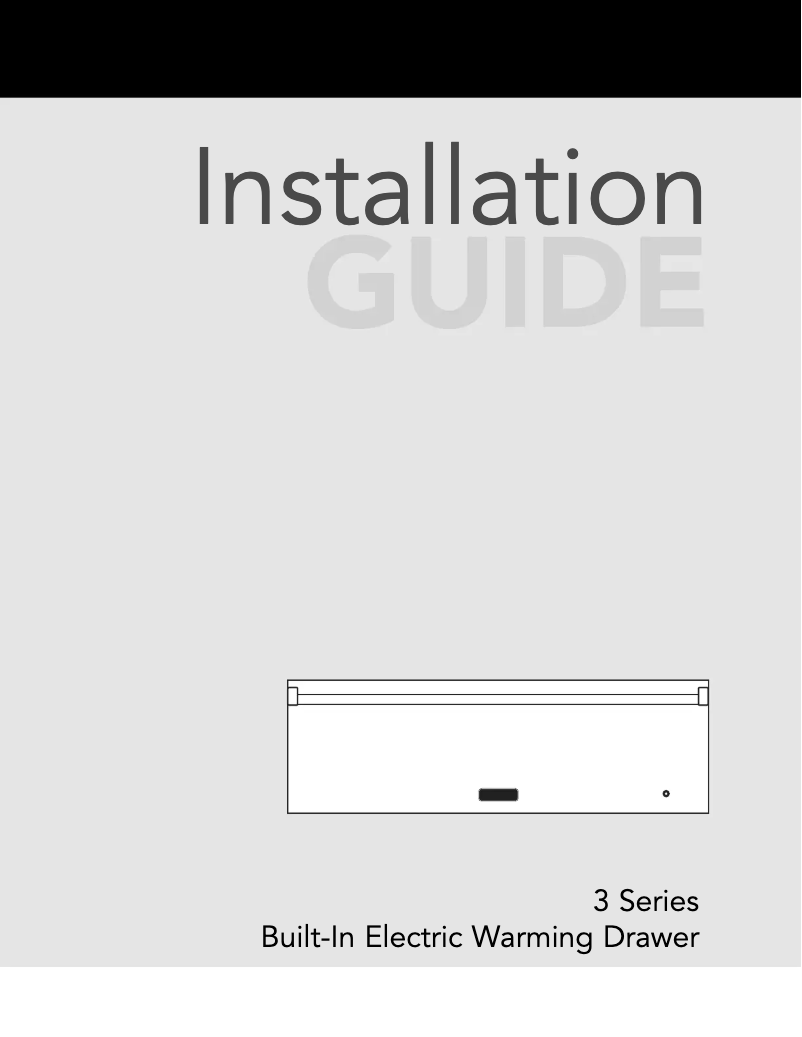 Page 1 de la notice Guide d'installation Viking RVEWD330SS