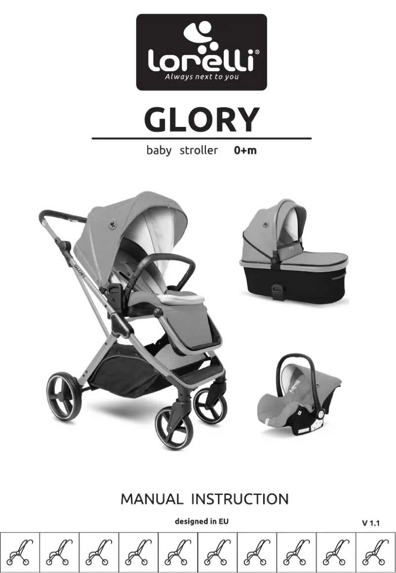 Page n°1 - Manuel utilisateur Lorelli Glory 3In1