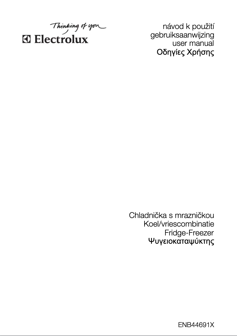 Image de la première page du manuel de l'appareil ENB 44691 X