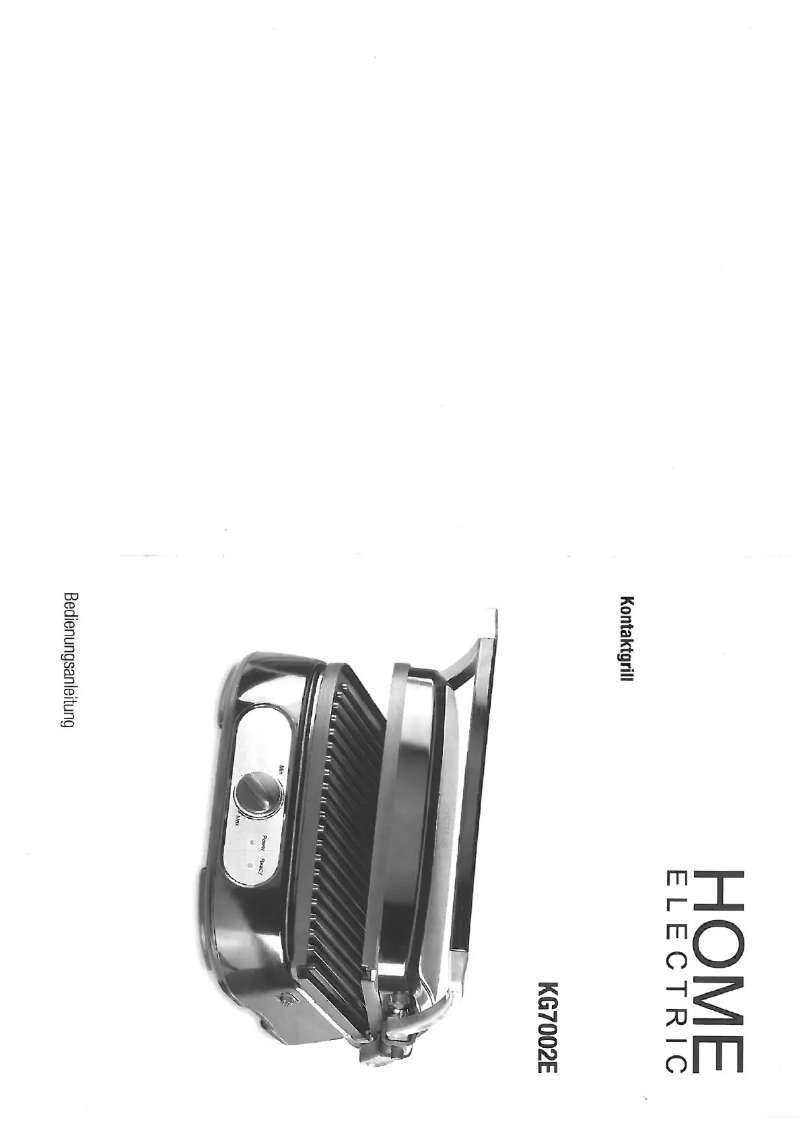 Page 1 de la notice Manuel utilisateur Home Electric KG7002E