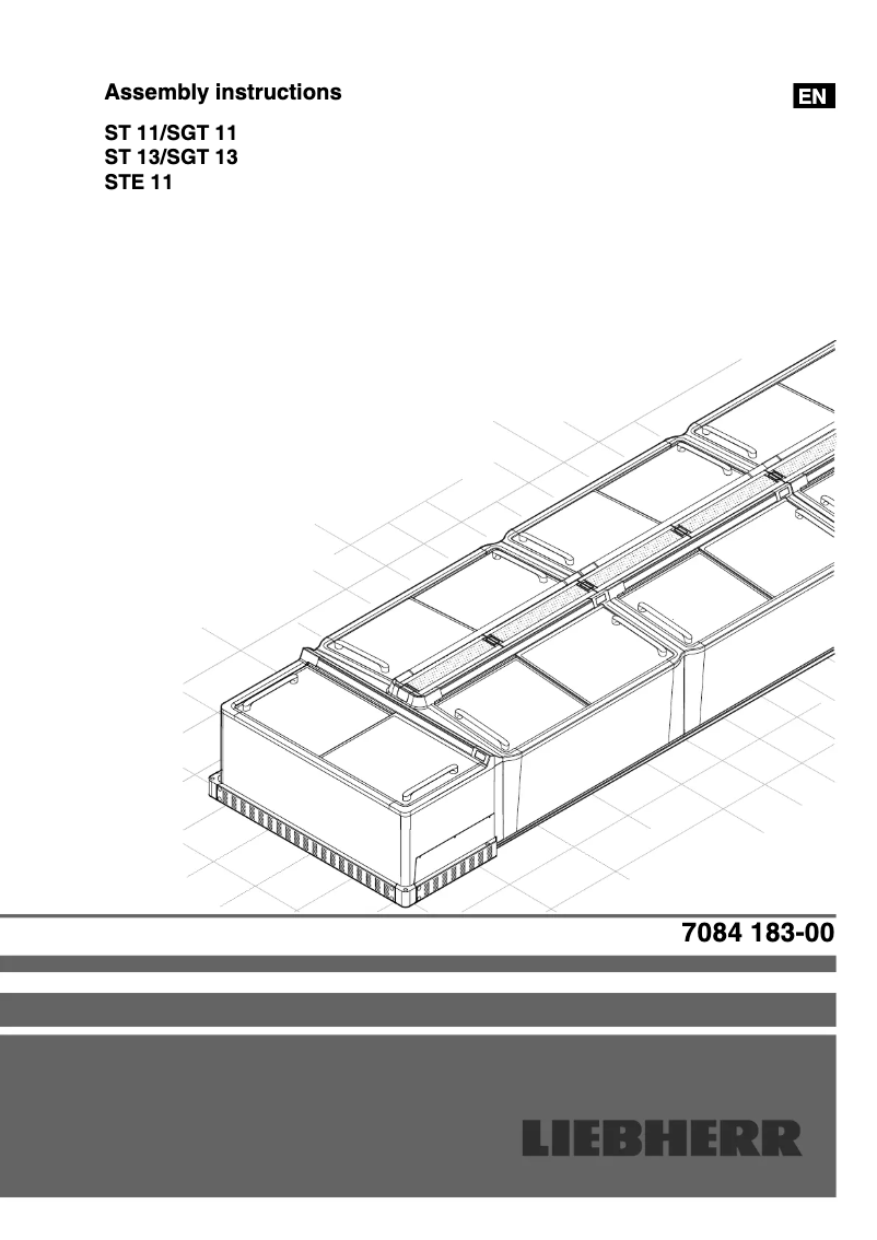 Page 1 de la notice Guide d'installation Liebherr SGT 1322