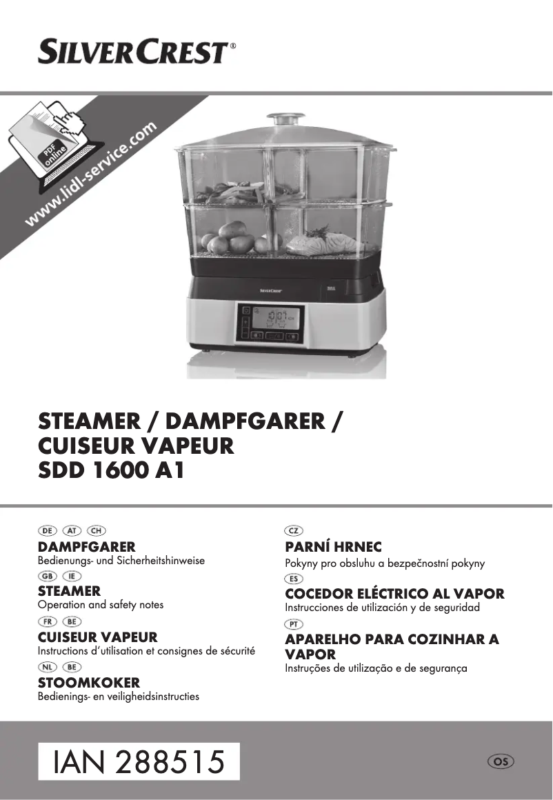 Page 1 de la notice Manuel utilisateur SilverCrest SDD 1600 A1