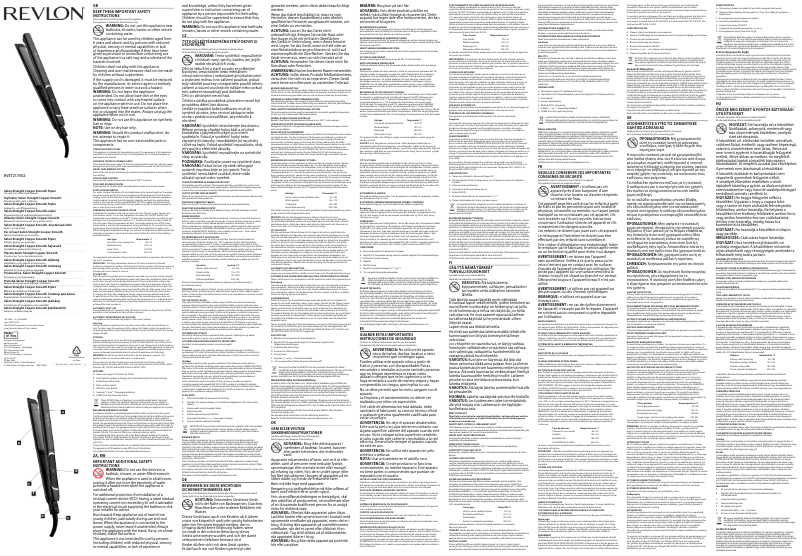 Page 1 de la notice Manuel utilisateur Revlon RVST2175E2