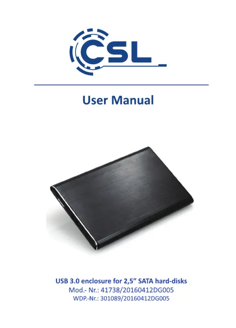 First page image of the manual for 301089