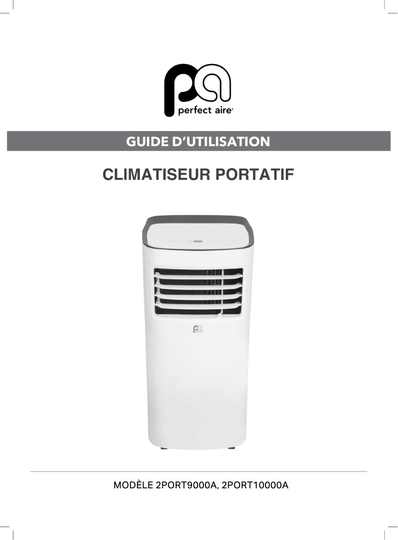 Page n°1 - Manuel utilisateur Perfect Aire 2PORT10000A
