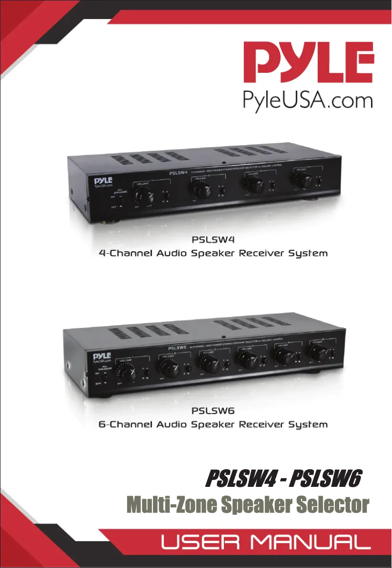 Image de la première page du manuel de l'appareil PSLSW4