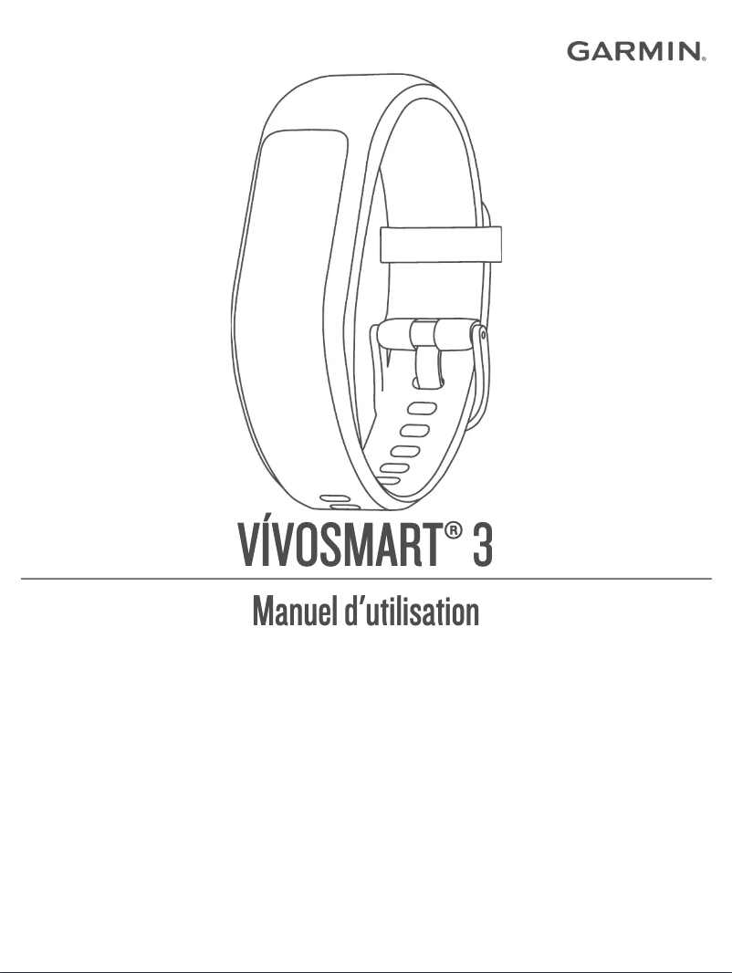 Page n°1 - Manuel utilisateur Garmin vívosmart 3