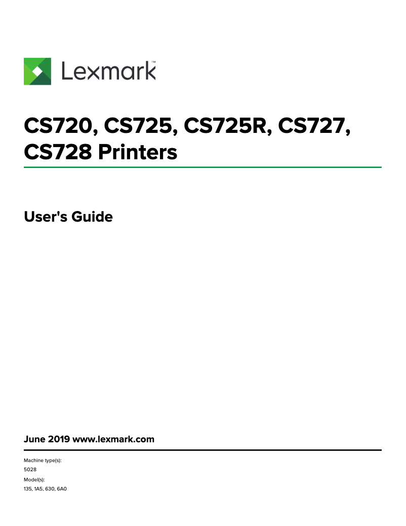 Image de la première page du manuel de l'appareil CS727de
