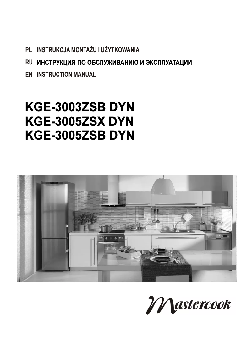 Image de la première page du manuel de l'appareil KGE-3005ZSB DYN