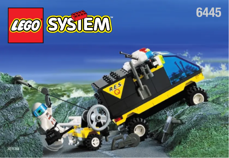 Page 1 de la notice Manuel utilisateur Lego Res-Q 6445