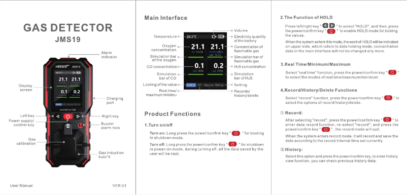 Image de la première page du manuel de l'appareil NF-JMS19