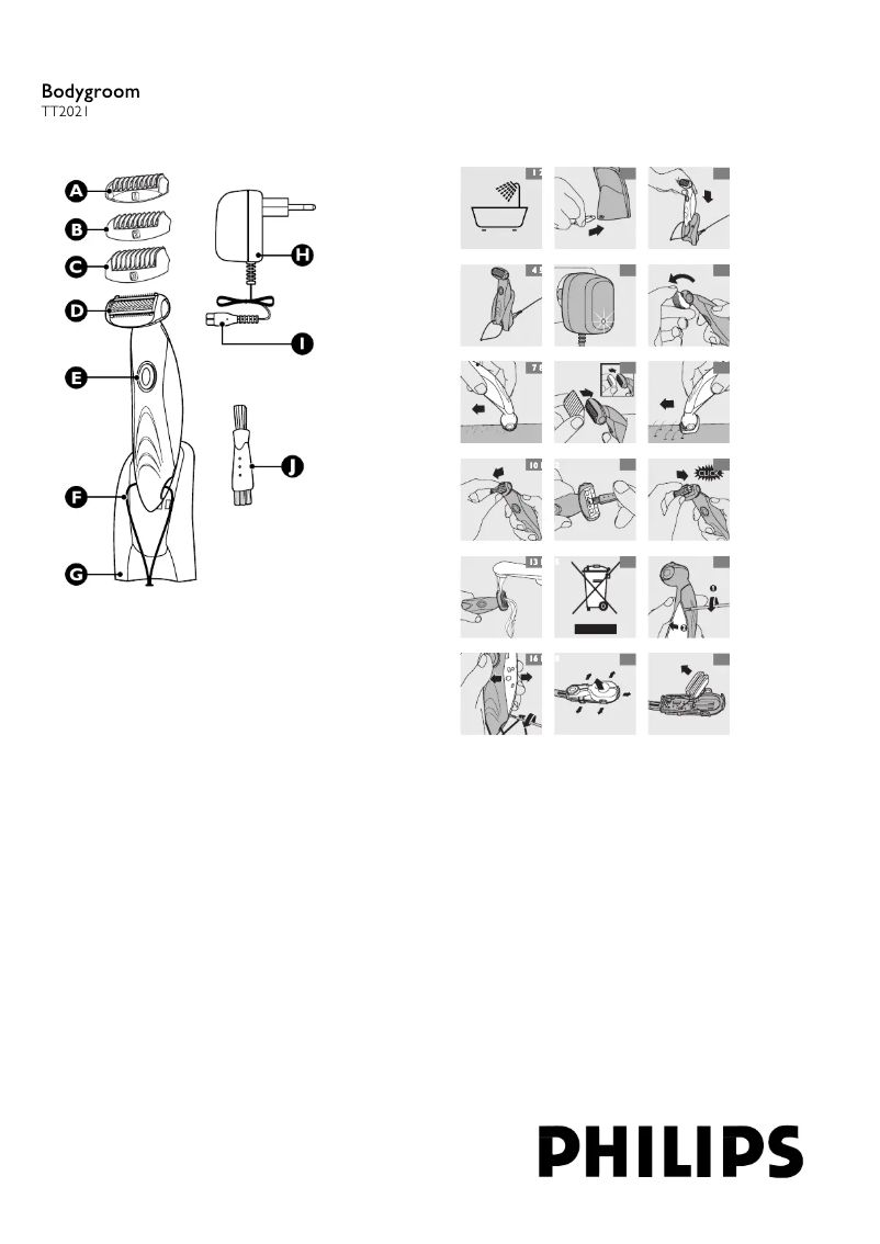 Page 1 de la notice Manuel utilisateur Philips TT2030