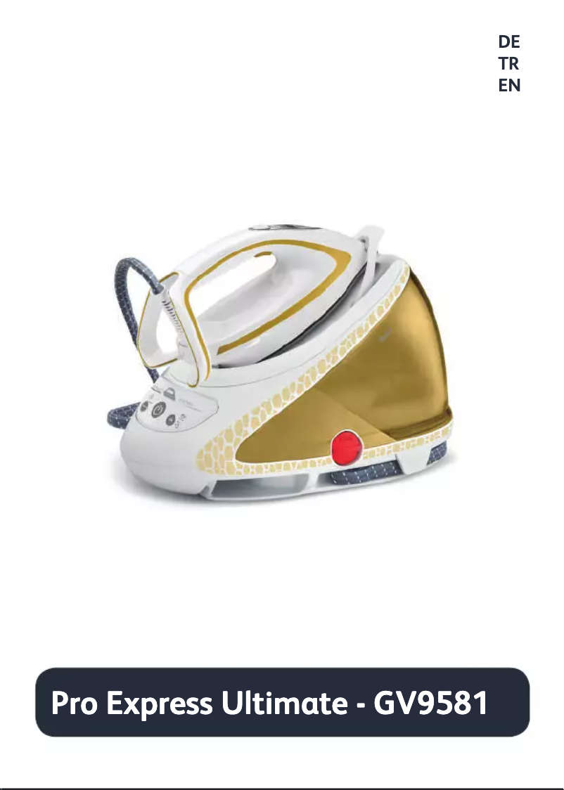 Page n°1 - Manuel utilisateur Tefal Pro Express Ultimate GV9567