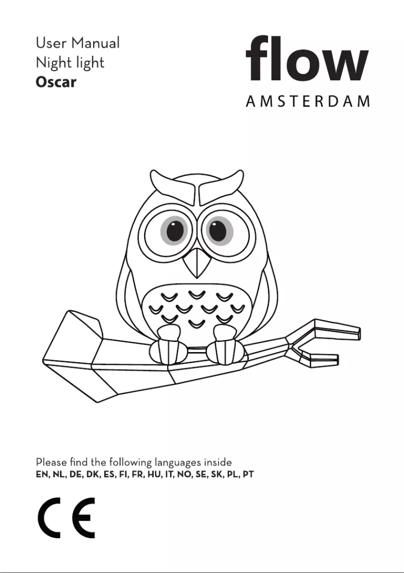 Page 1 de la notice Manuel utilisateur Flow Amsterdam Oscar