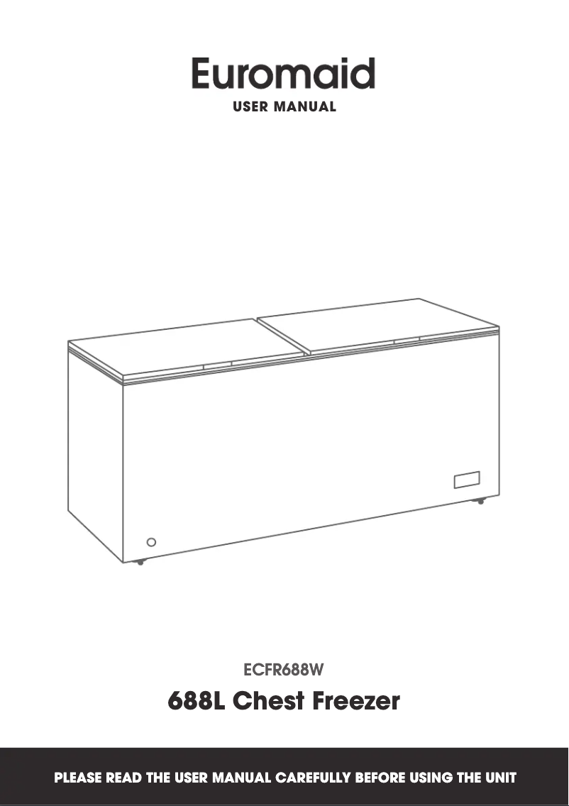 Página 1 del manual Manual de usuario Euromaid ECFR200W