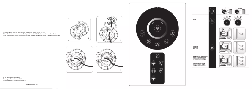 Page 1 de la notice Manuel utilisateur Rowenta Urban Cool VU6770