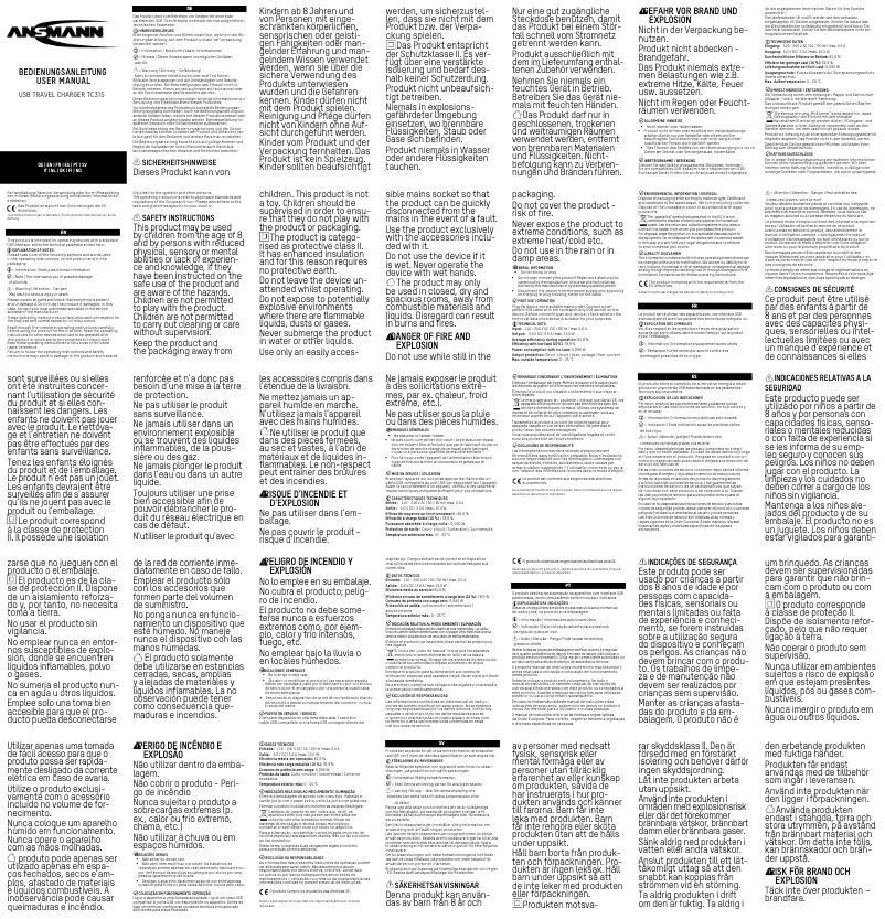 Image de la première page du manuel de l'appareil TC315