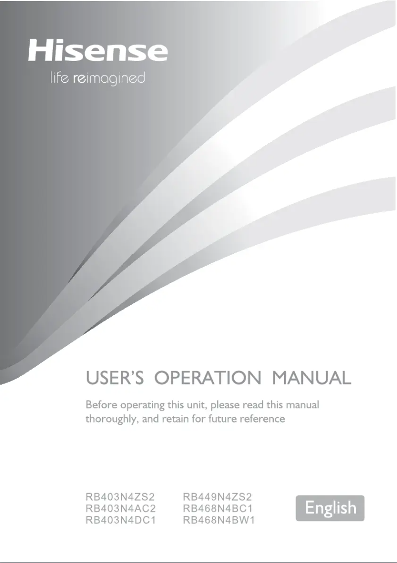Image de la première page du manuel de l'appareil RB403N4DC1