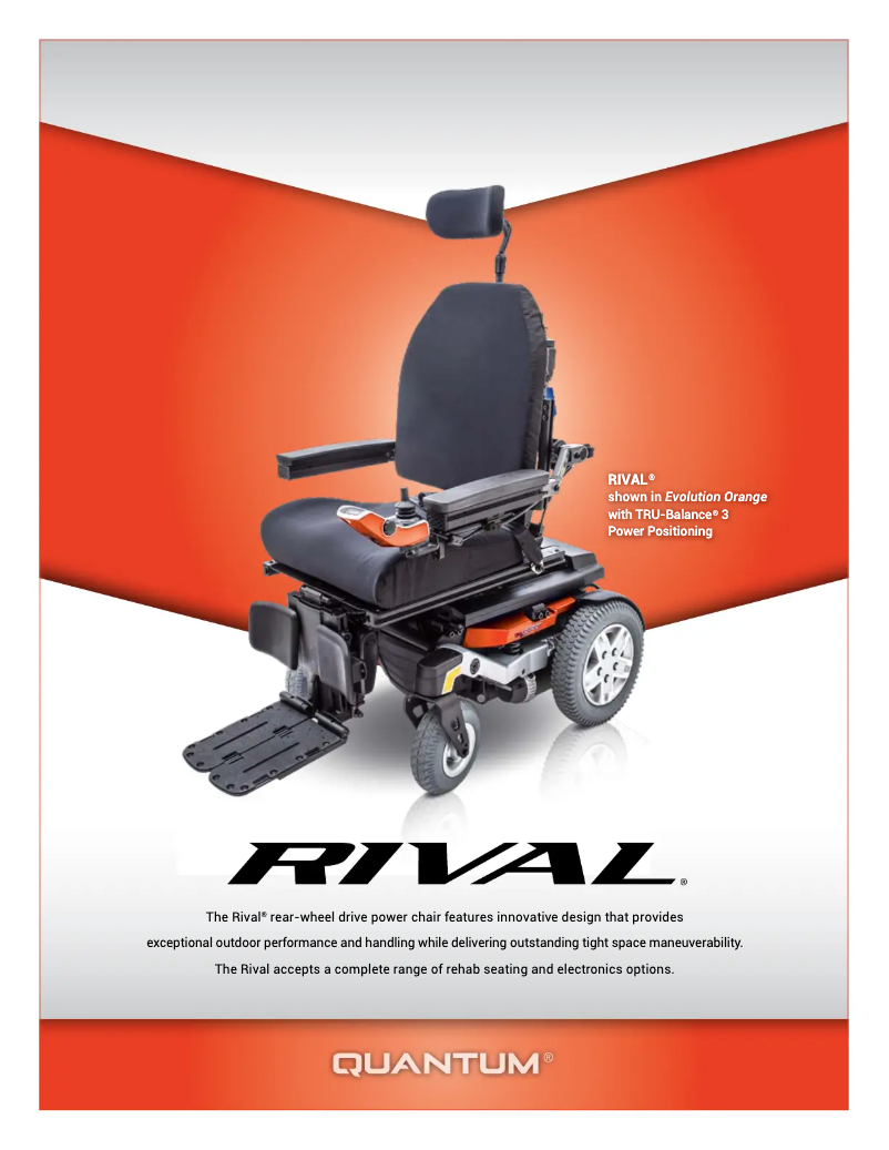 Image de la première page du manuel de l'appareil Rival