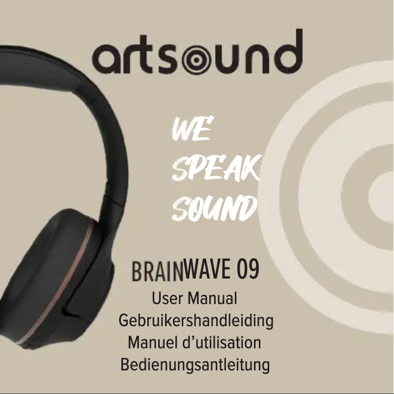 Page 1 de la notice Manuel utilisateur Artsound BRAINWAVE 09