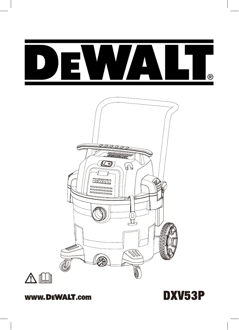Página 1 del manual Manual de usuario DeWalt DXV53P