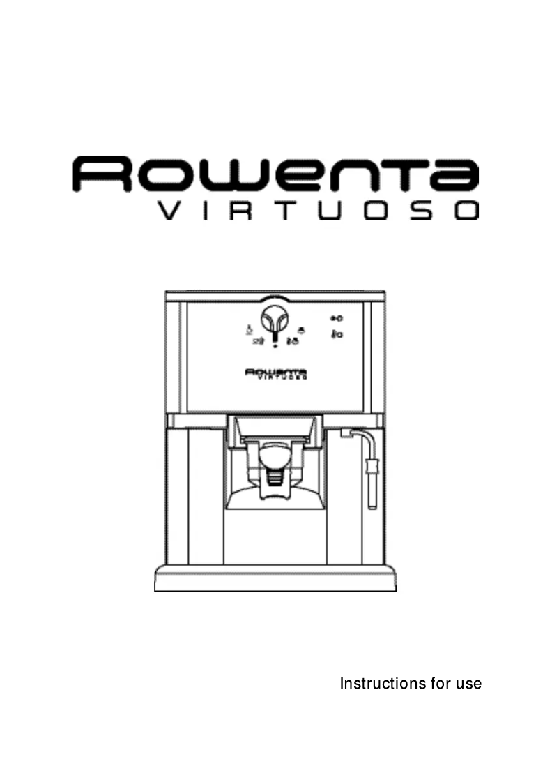 Page n°1 - Manuel utilisateur Rowenta Virtuoso ES 310