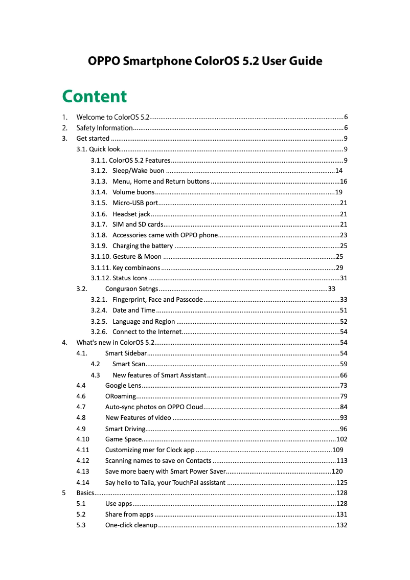 Image de la première page du manuel de l'appareil Find 7