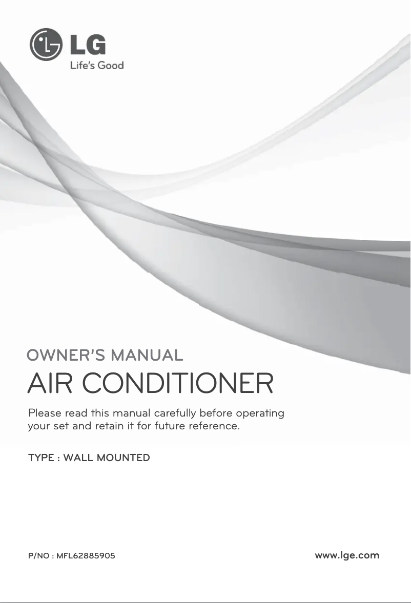 Page 1 of the manual User Manual LG ASNW126HDW0