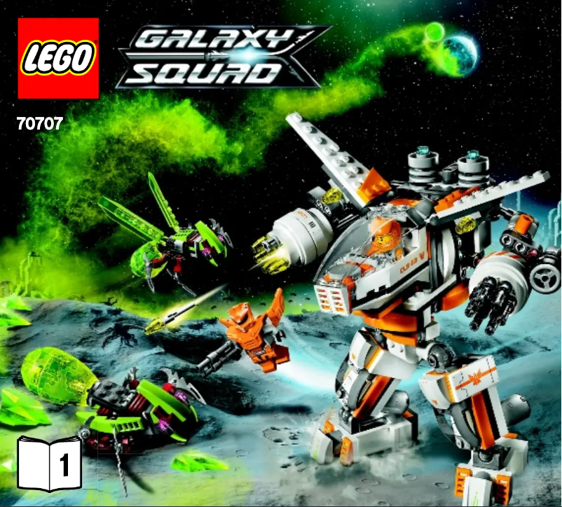 Page 1 de la notice Manuel utilisateur Lego Galaxy Squad 70707
