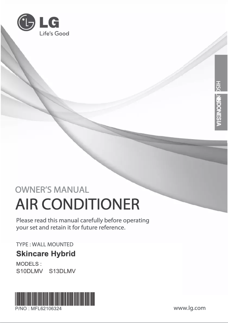 Imagen de la primera página del manual del dispositivo SN13DLMV