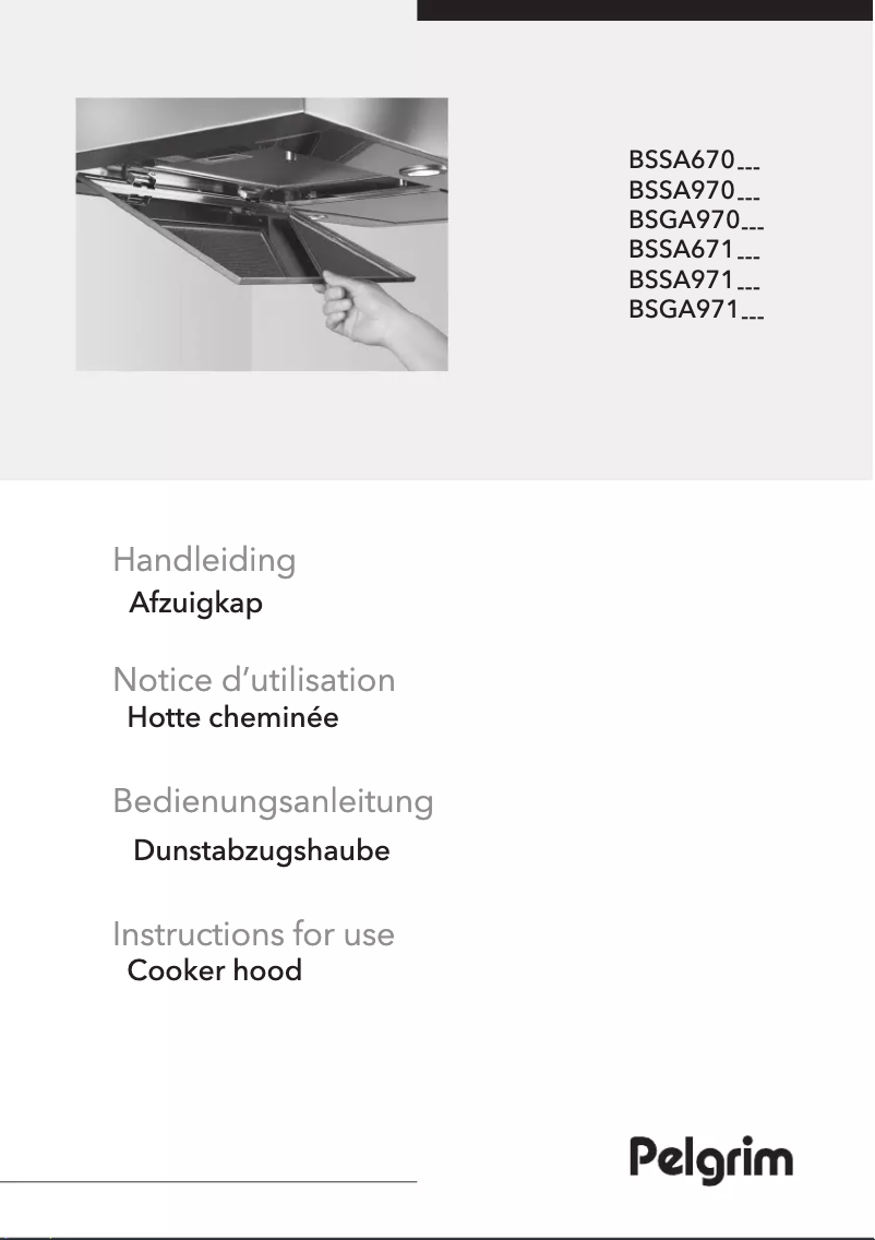 Page 1 de la notice Manuel utilisateur Pelgrim BSSA971MAT