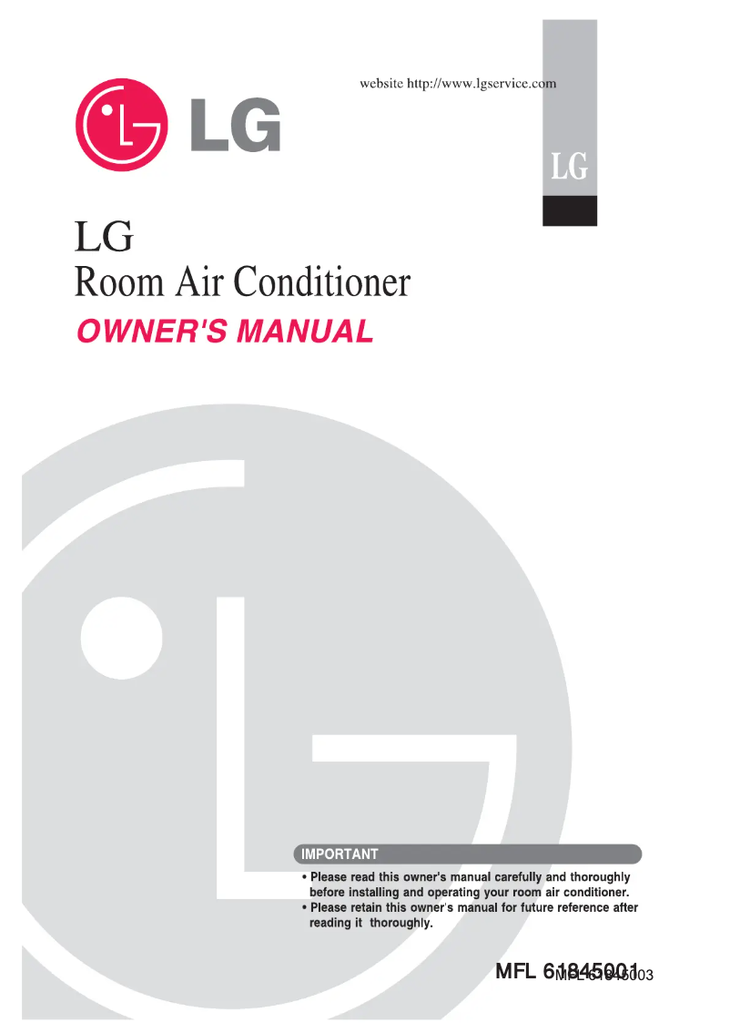 Image de la première page du manuel de l'appareil GSUH186TMA0