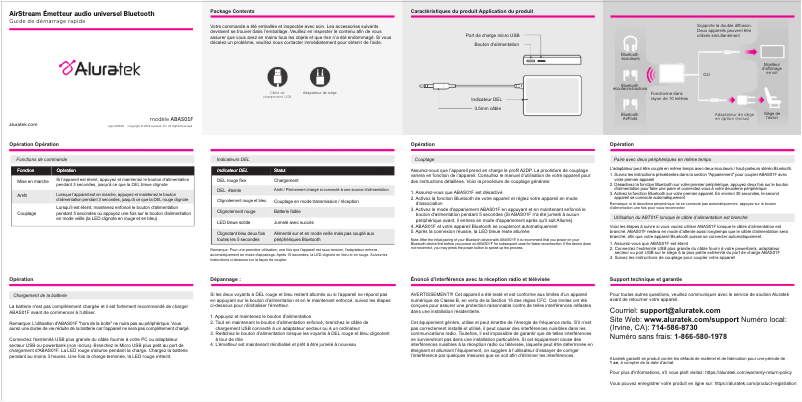 Página 1 del manual Manual de usuario Aluratek ABAS01F
