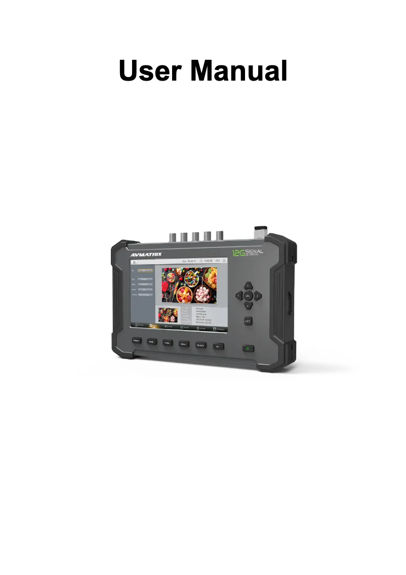 Image de la première page du manuel de l'appareil PG4K