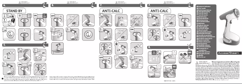 Página 1 del manual Manual de usuario Calor DR8088C0