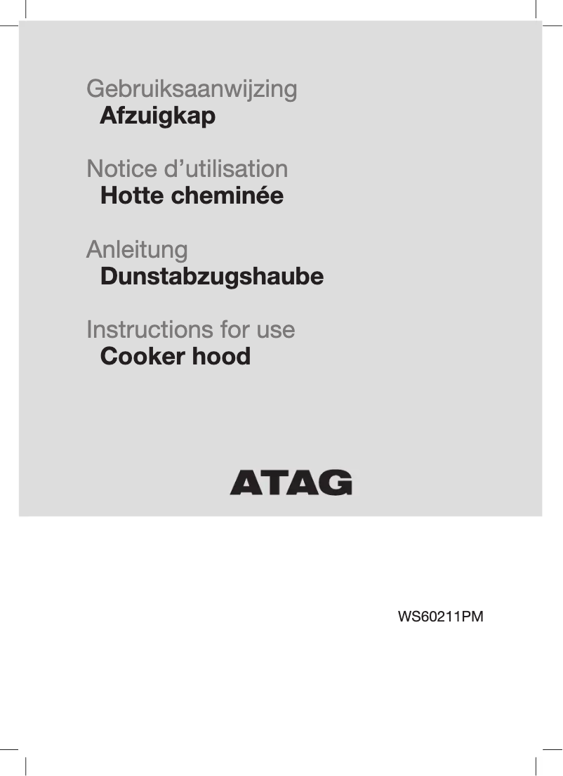 Page n°1 - Mode d'emploi Atag WS60211PM